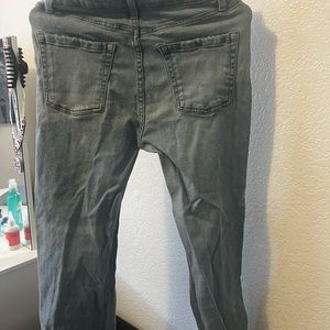 light blue jeans the lighting sucks